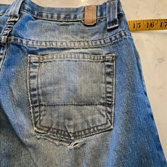 *♪ Vintage Distressed Straight Leg  Mens Jeans 1990s Y2k - Size 31 x 34 *♪ - Picture 13 of 13